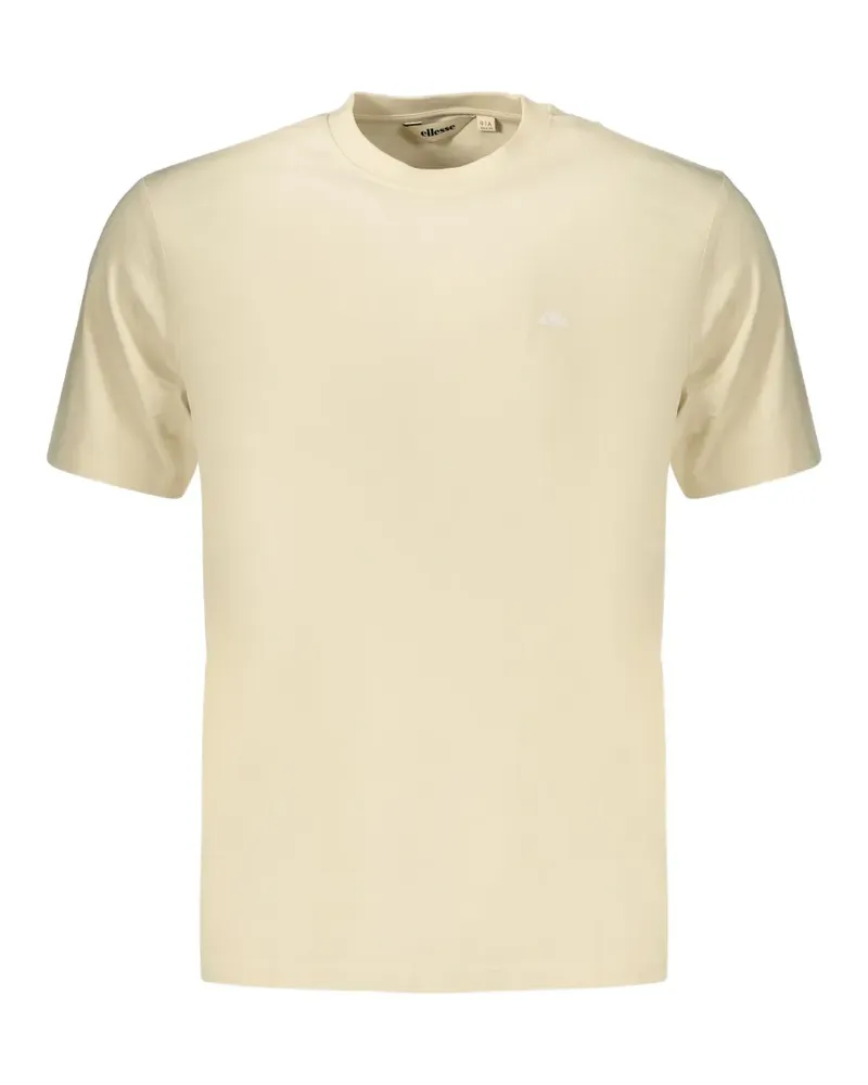 Ellesse logo-embroidered cotton t-shirt - Nude Nude