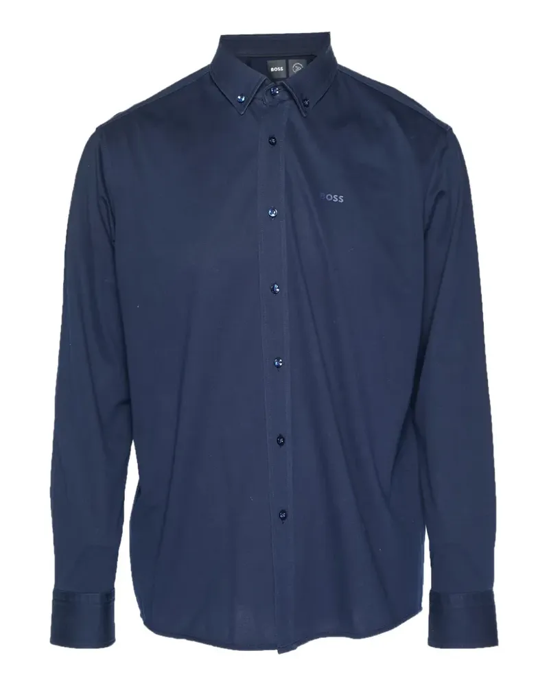HUGO BOSS Langärmeliges Hemd - Blau Blau