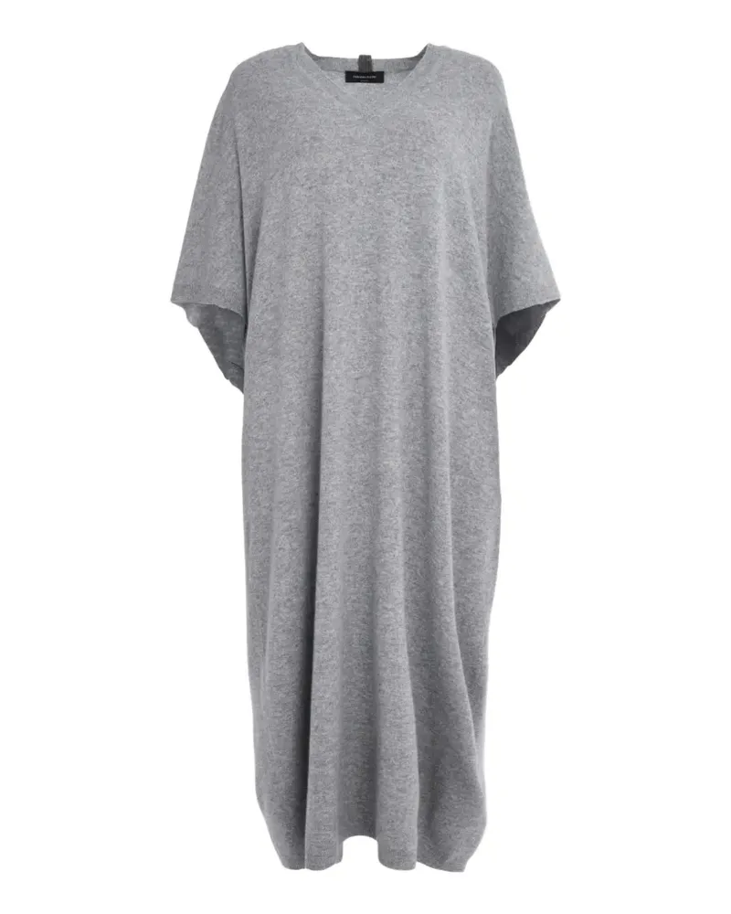 Fabiana Filippi V-neck virgin wool dress - Grau Grau