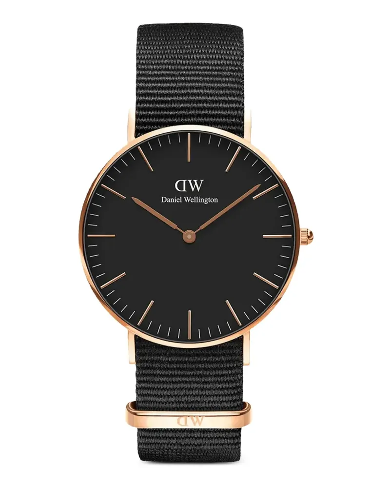 Daniel Wellington Classic Cornwall Armbanduhr 40mm - Schwarz Schwarz
