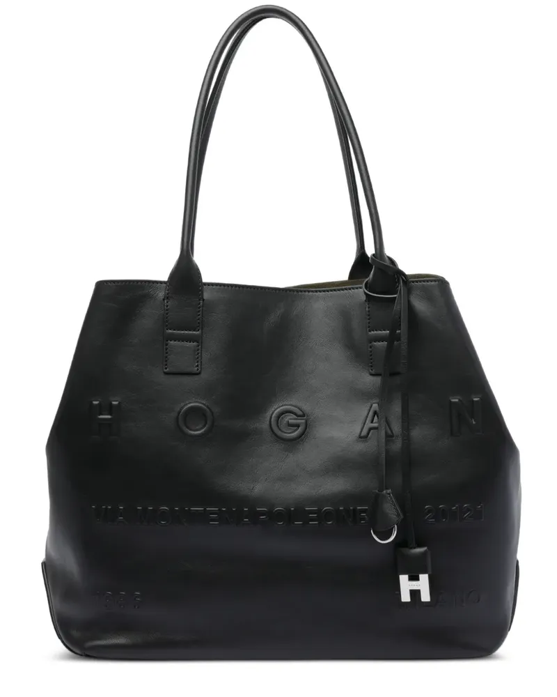 Hogan Handtasche aus Leder - Schwarz Schwarz