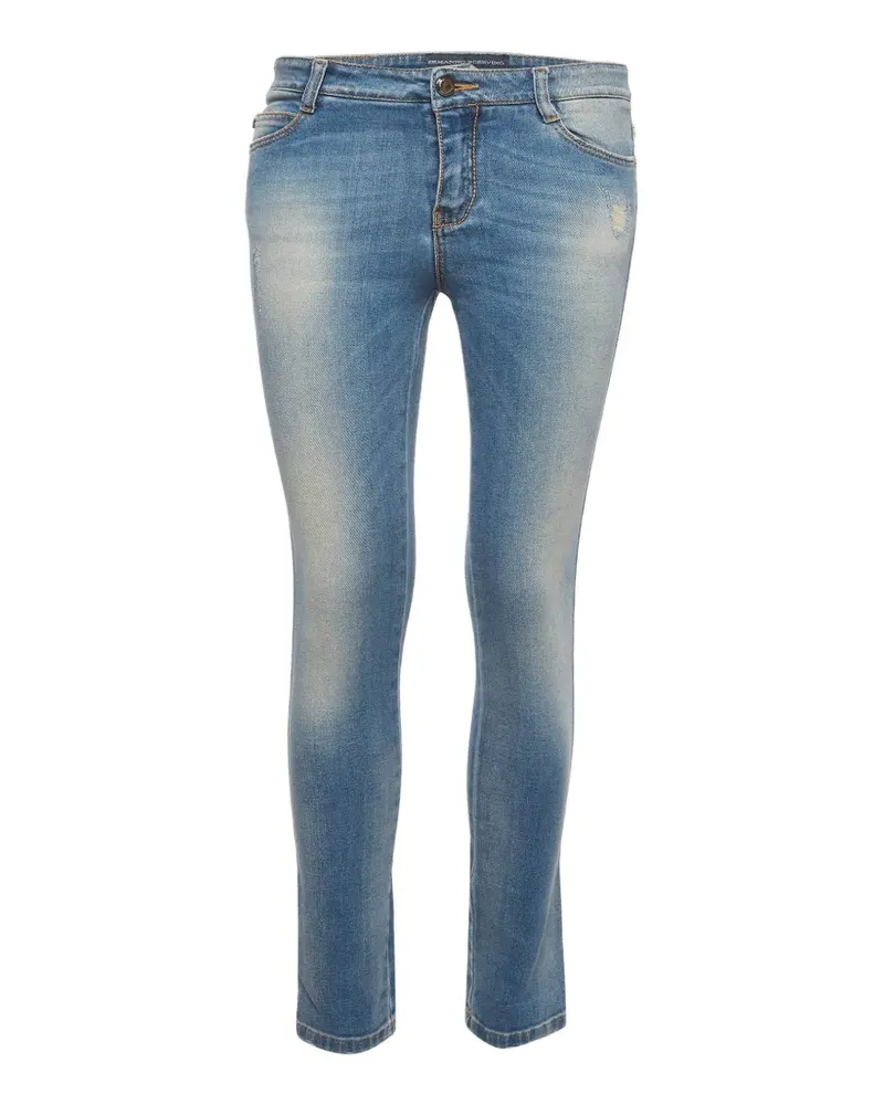 Ermanno Scervino distressed skinny jeans - Blau Blau