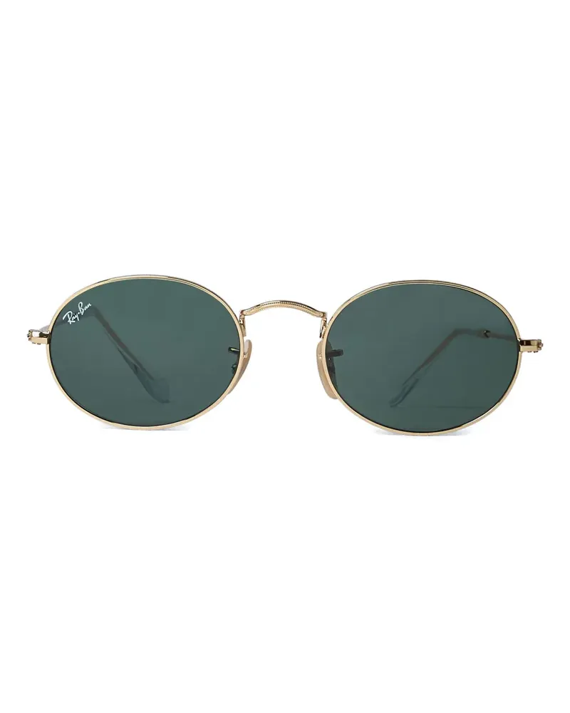 Ray Ban oval-frame sunglasses - Gold Gold