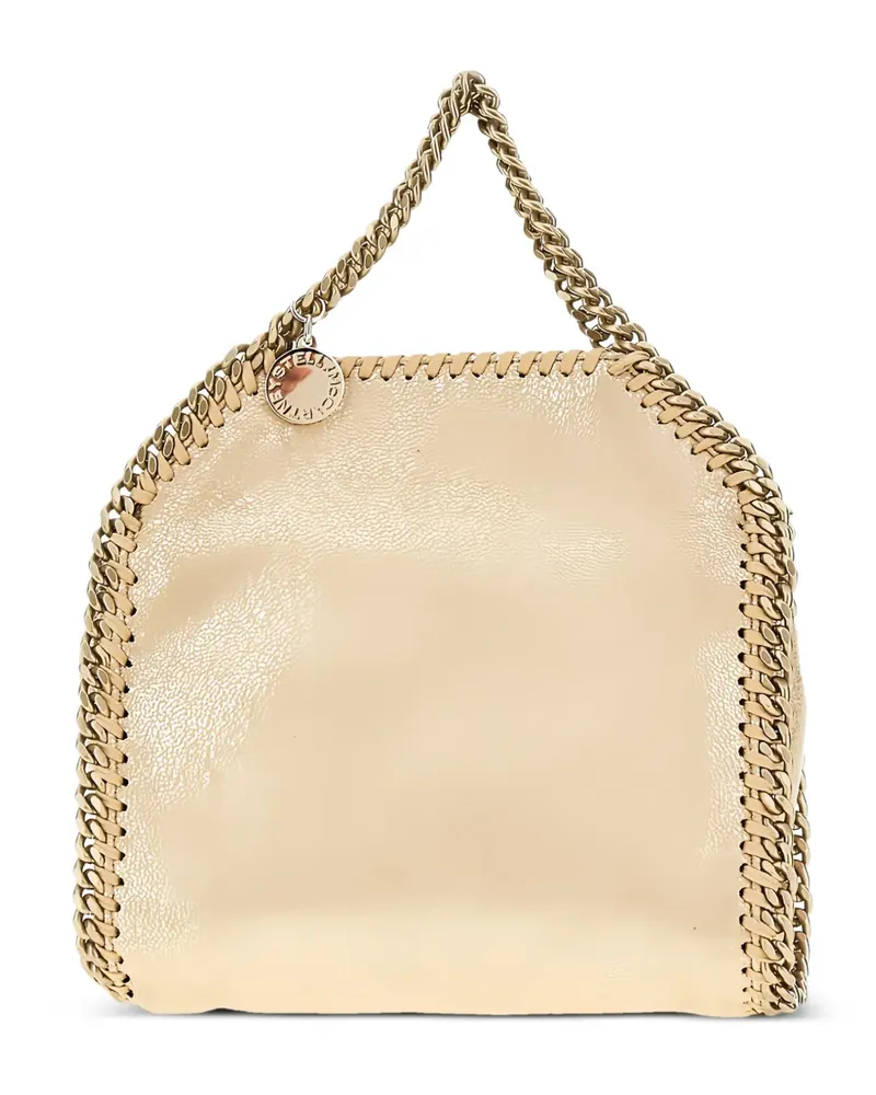 Stella McCartney Schultertasche mit Kettenanhänger - Nude Nude