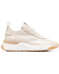 Santoni Sneakers mit Plateausohle Nude