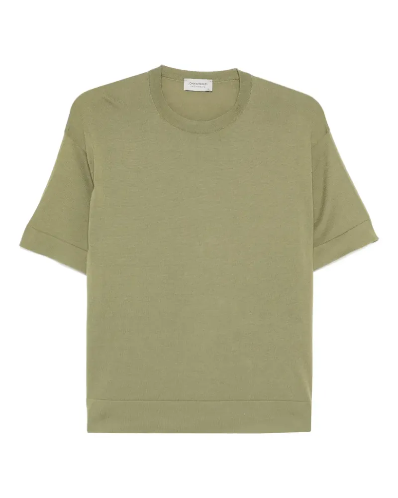 John Smedley Danby fine-knit T-shirt - Grün Grün