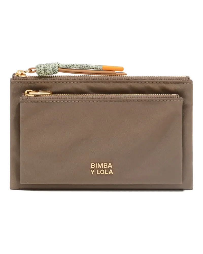 BIMBA Y LOLA Portemonnaie mit Logo - Nude Nude