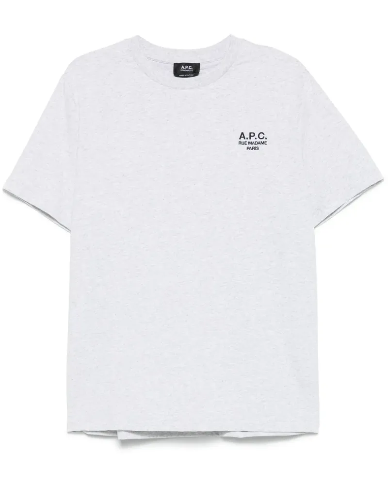 A.P.C. Rue Madame T-Shirt - Grau Grau