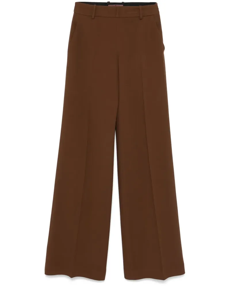Ermanno Scervino Hose aus Krepp - Braun Braun