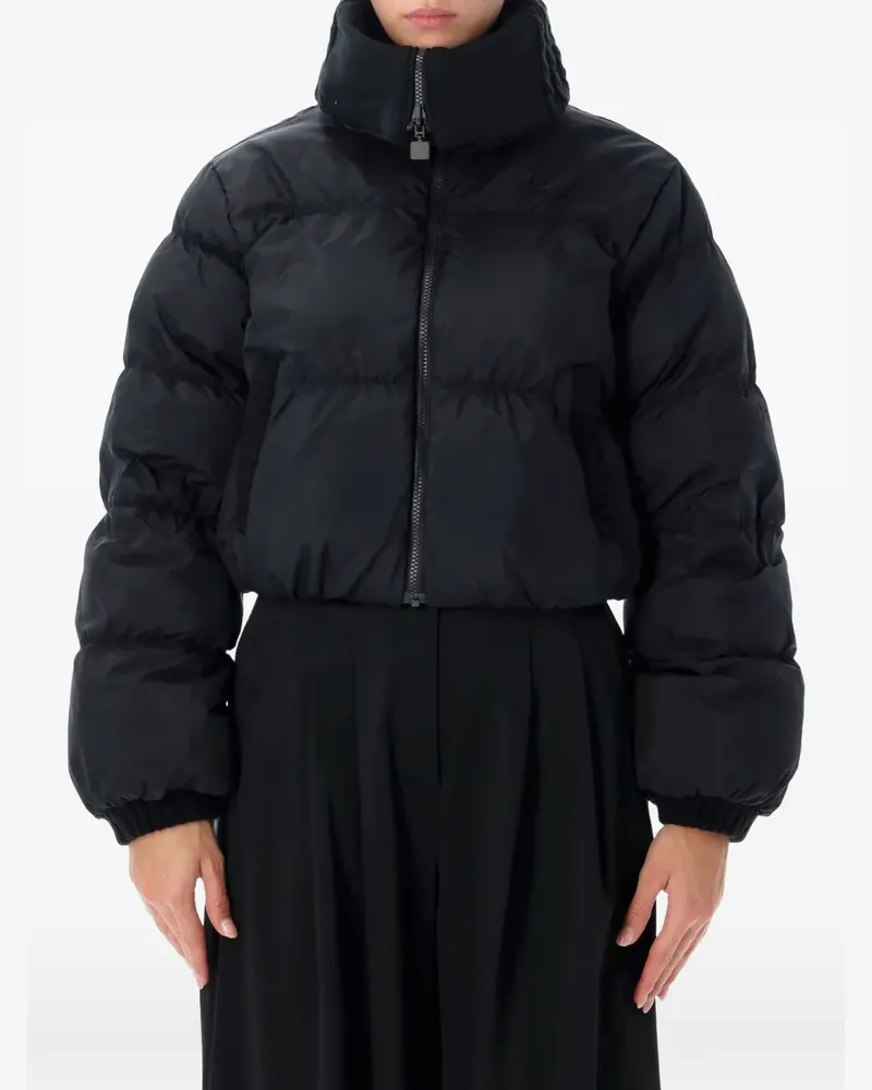 adidas knitted puffer jacket - Schwarz Schwarz