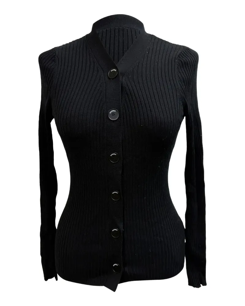 Sandro Knitted button-down cardigan - Schwarz Schwarz
