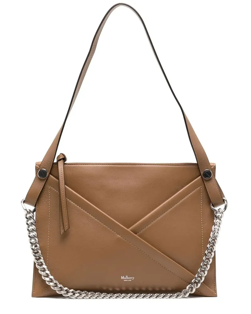 Mulberry Schultertasche mit Reißverschluss - Braun Braun