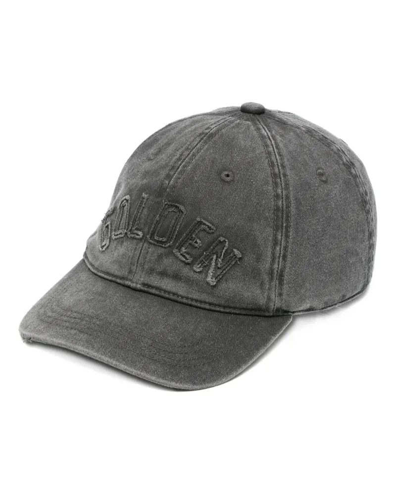 Golden Goose washed-effect baseball cap - Grau Grau
