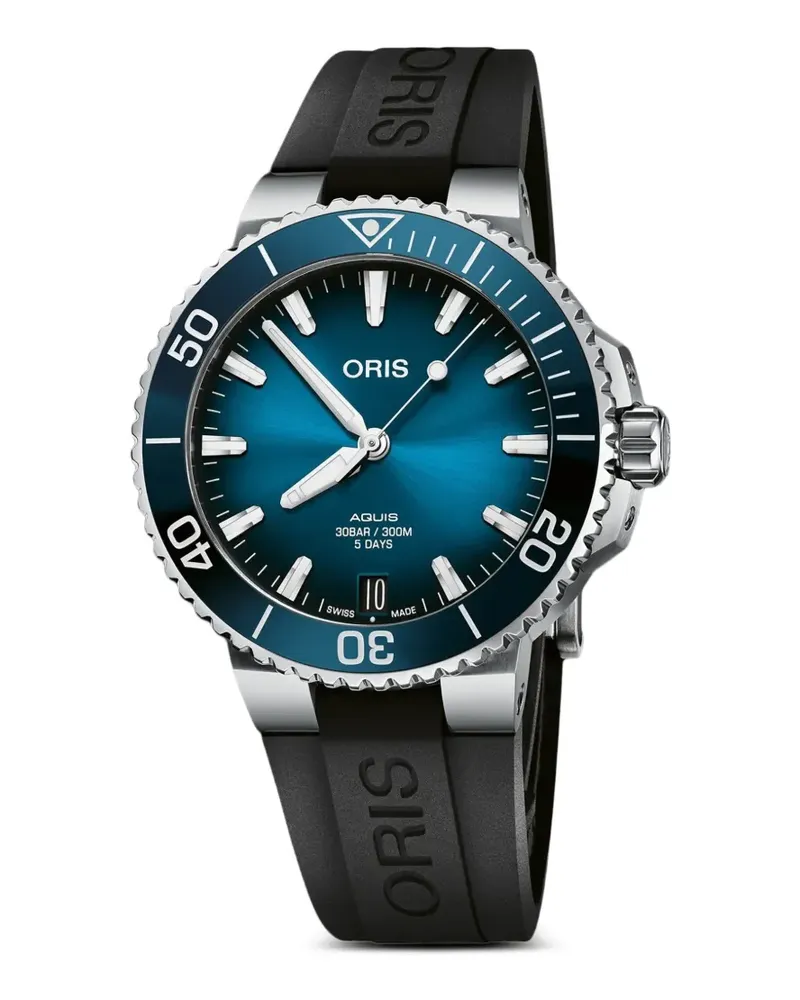 ORIS Aquis 42mm watch - Blau Blau