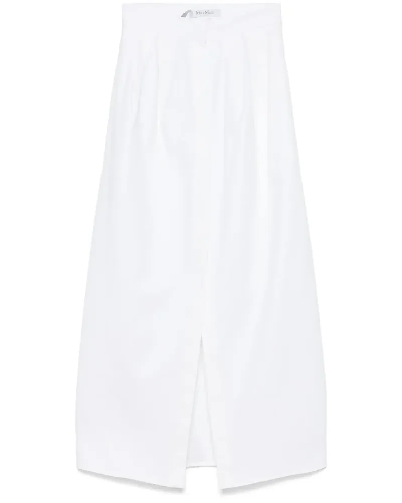 Max Mara Alcade Maxirock - Weiß Weiß