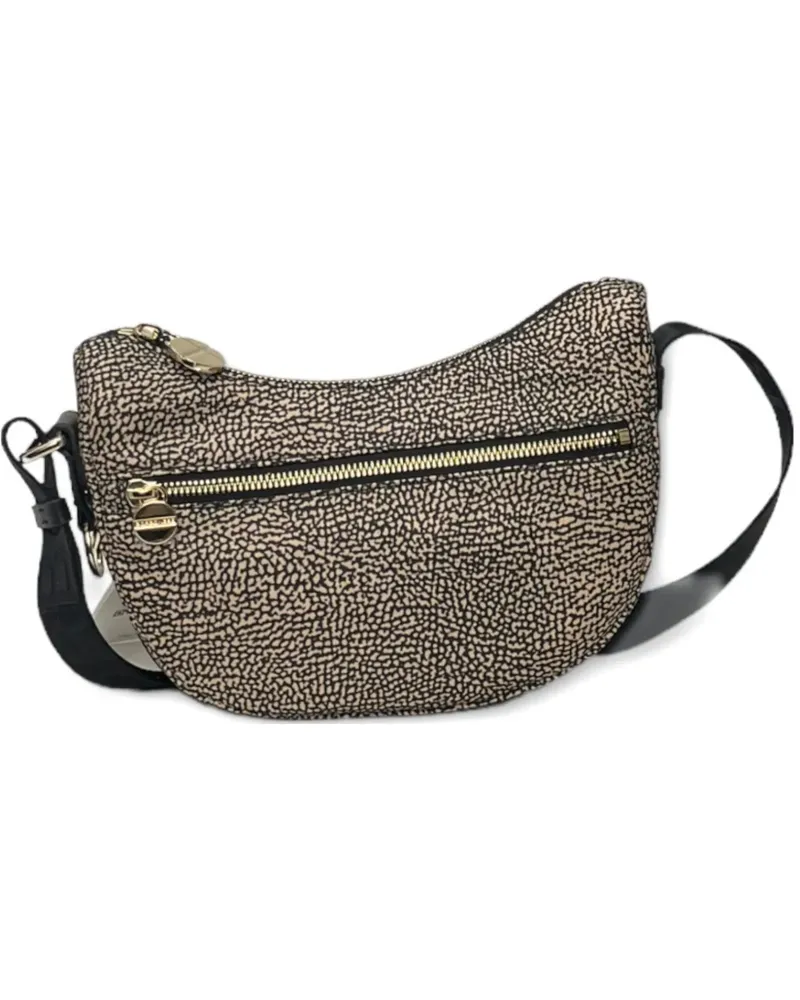 Borbonese mini Luna cross body bag - Nude Nude