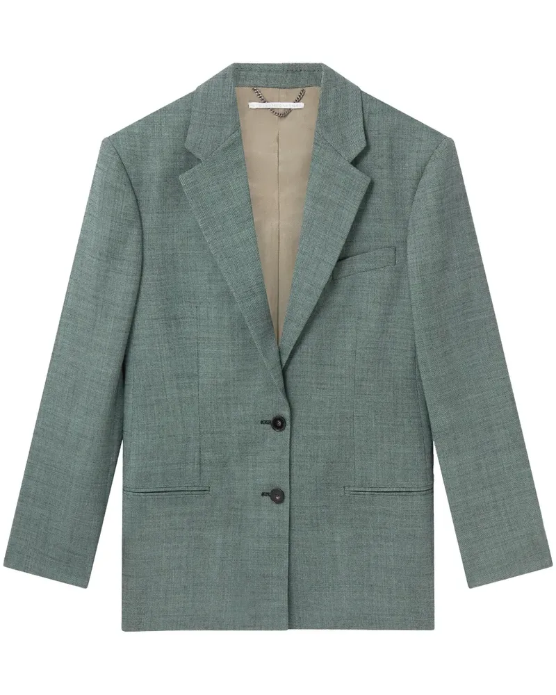 Stella McCartney Einreihiger Blazer - Grün Grün