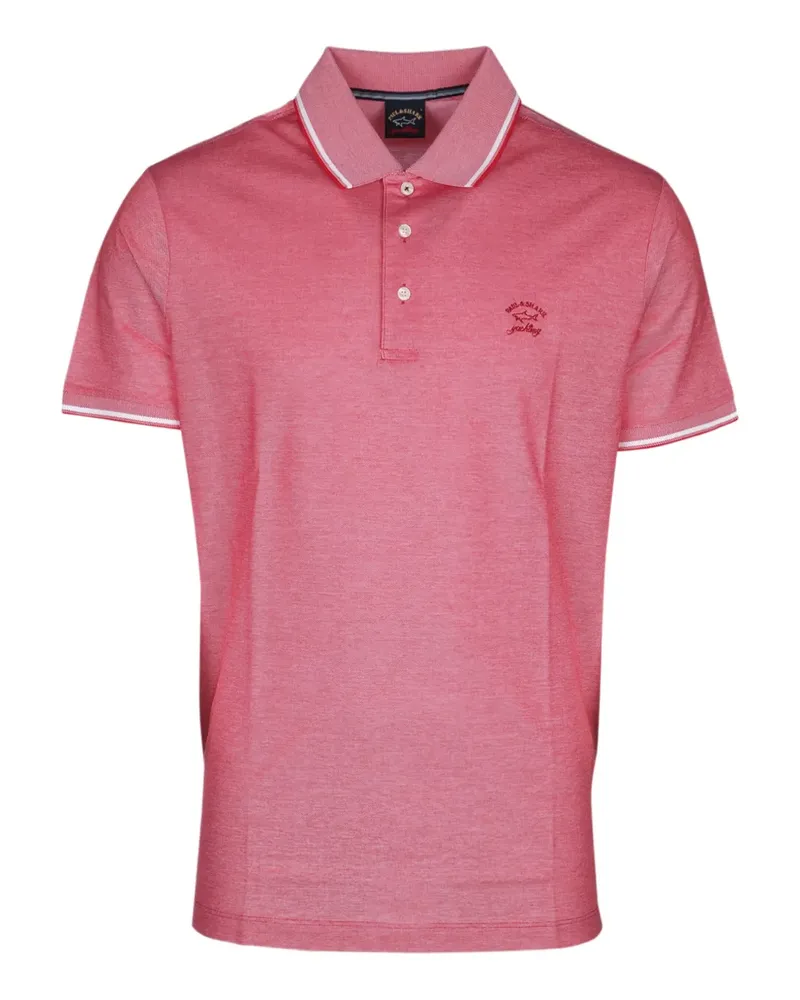 Paul & Shark Poloshirt mit Logo-Stickerei - Rosa Rosa