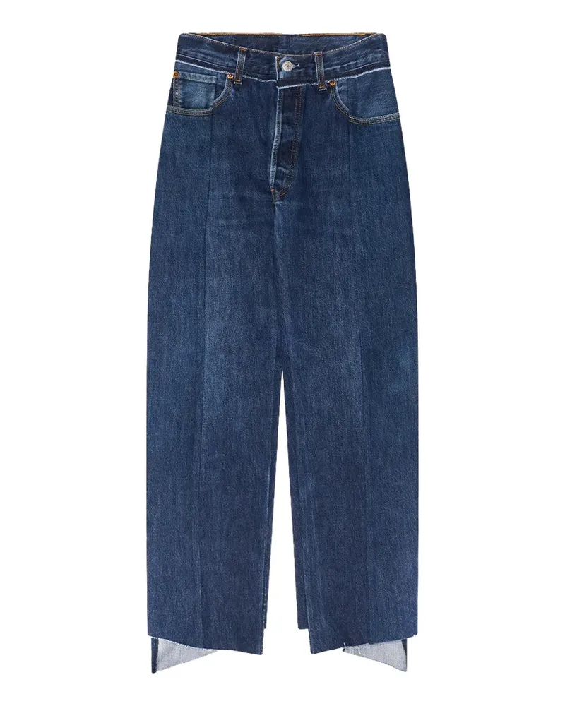 VETEMENTS Cut-Up jeans - Blau Blau