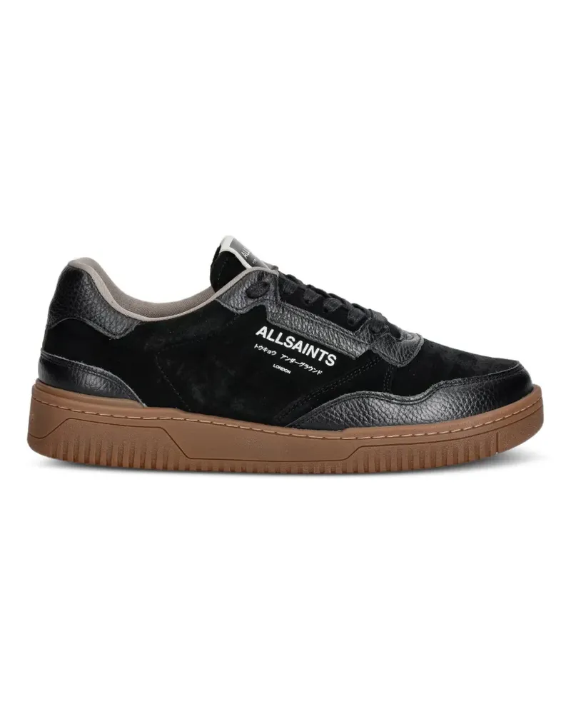 AllSaints Regan Sneakers mit Logo - Schwarz Schwarz