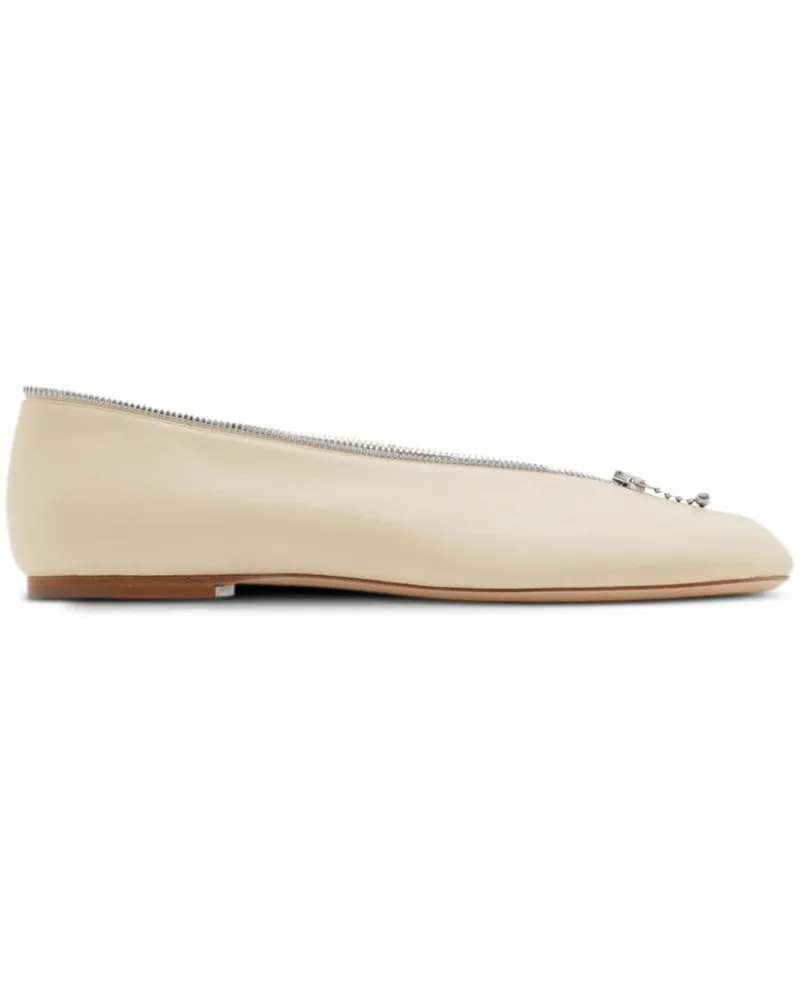 Burberry Sadler Ballerinas - Nude Nude
