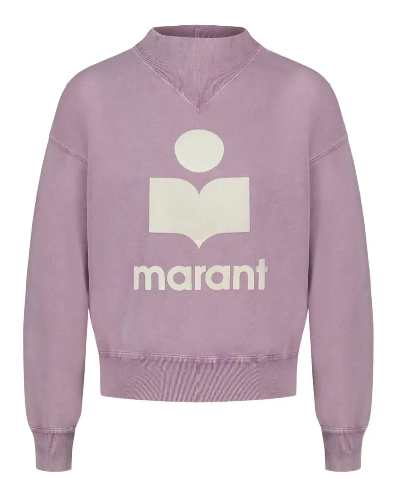 Isabel Marant Moby logo-print sweatshirt - Violett Violett