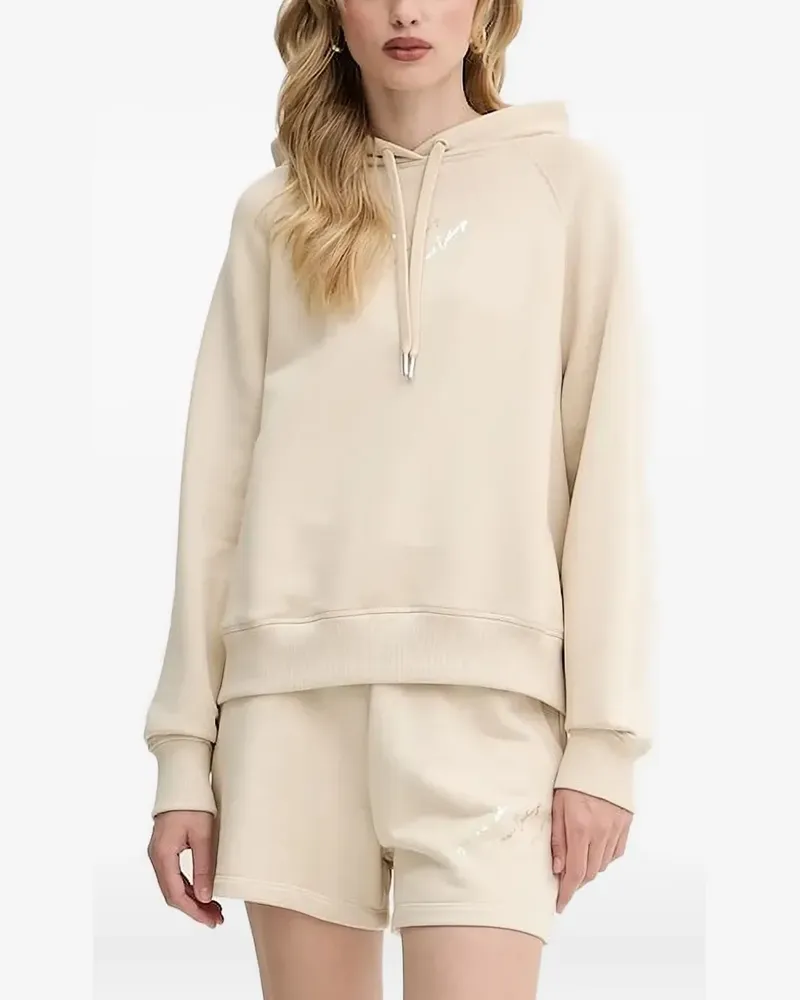 Armani Exchange Hoodie mit Logo - Nude Nude