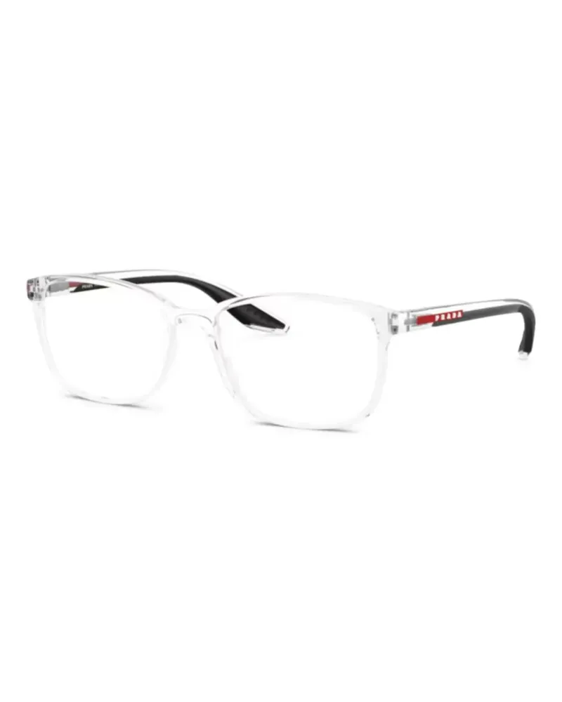 Prada 07RV Brille mit eckigem Gestell - Weiß Weiß