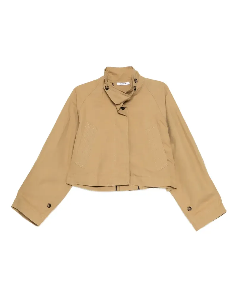 Helmut Lang Geknöpfte Jacke mit Raglanärmeln - Nude Nude