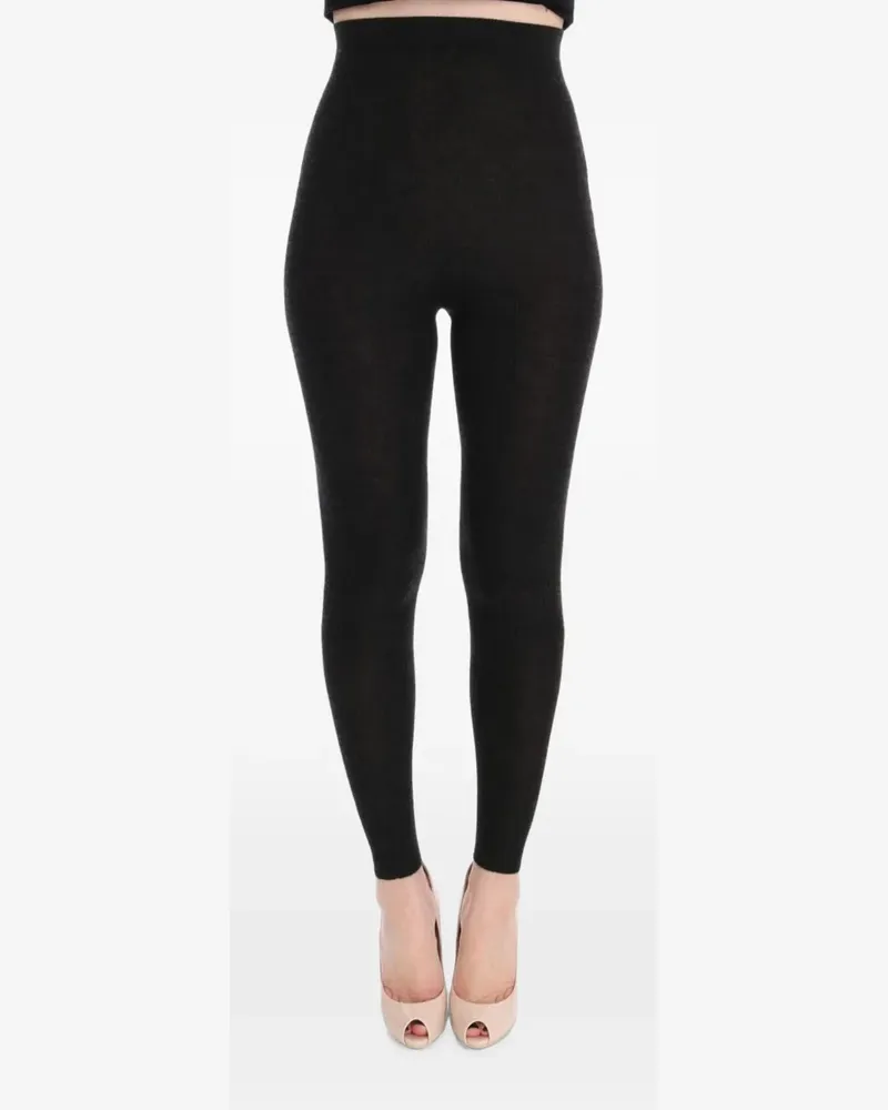 Dolce & Gabbana ribbed-knit leggings - Schwarz Schwarz
