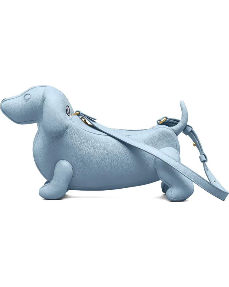 Thom Browne Hector Dackel-Schultertasche - Blau Blau