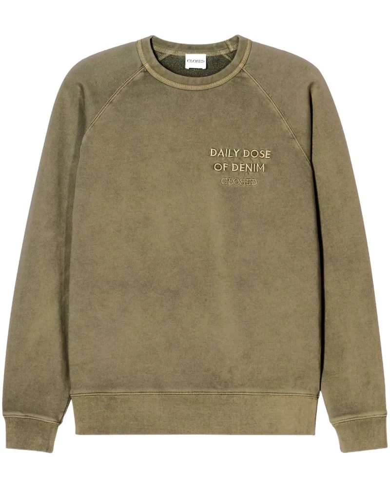 Closed Sweatshirt aus Bio-Baumwolle - Grün Grün