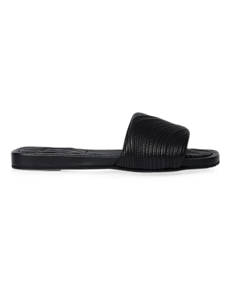 Paul Smith Laurel Swirl quilted sandals - Schwarz Schwarz