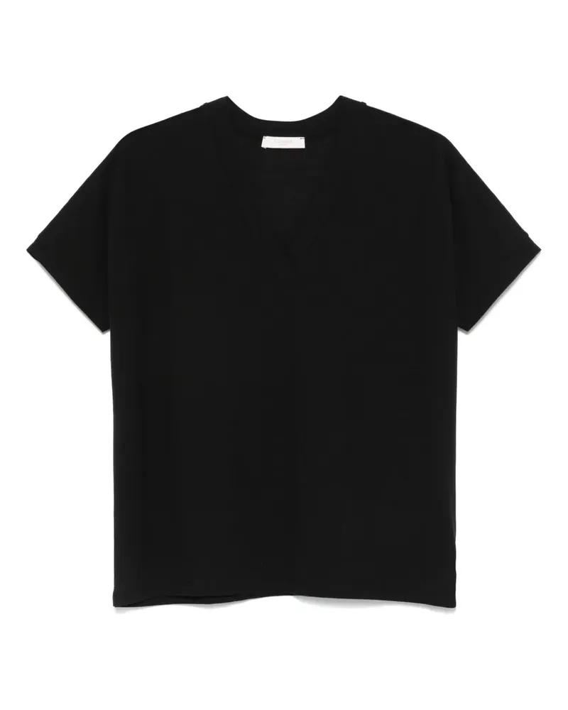 Zanone Klassisches T-Shirt - Schwarz Schwarz