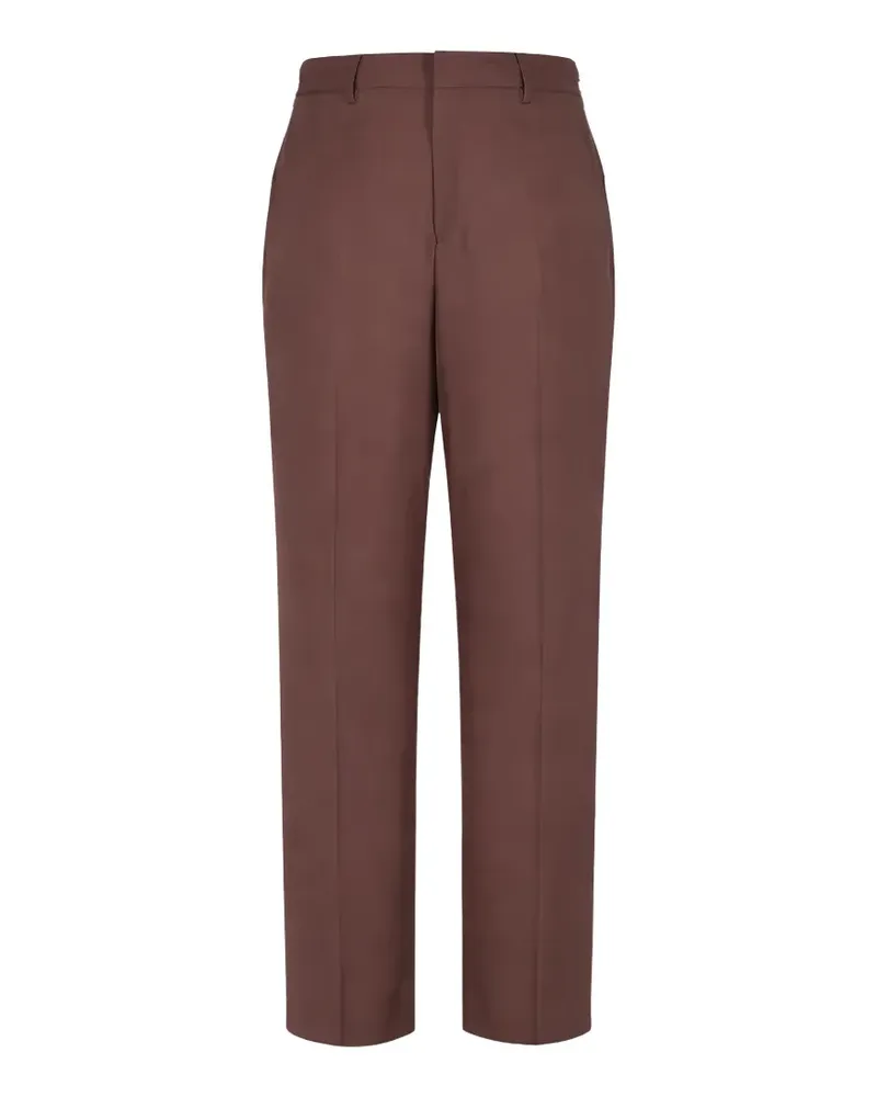 Costumein Klassische Alain Bundfaltenhose - Braun Braun