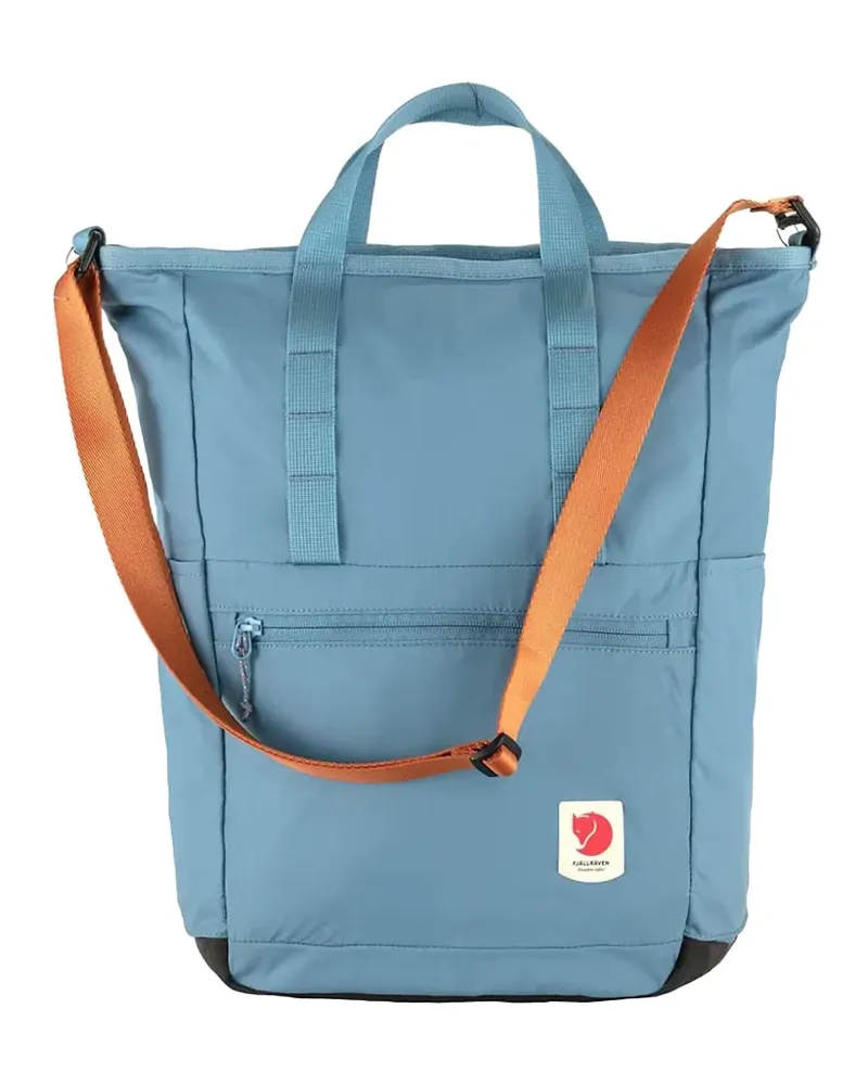 Fjäll Räven Rucksack mit Logo-Patch - Blau Blau