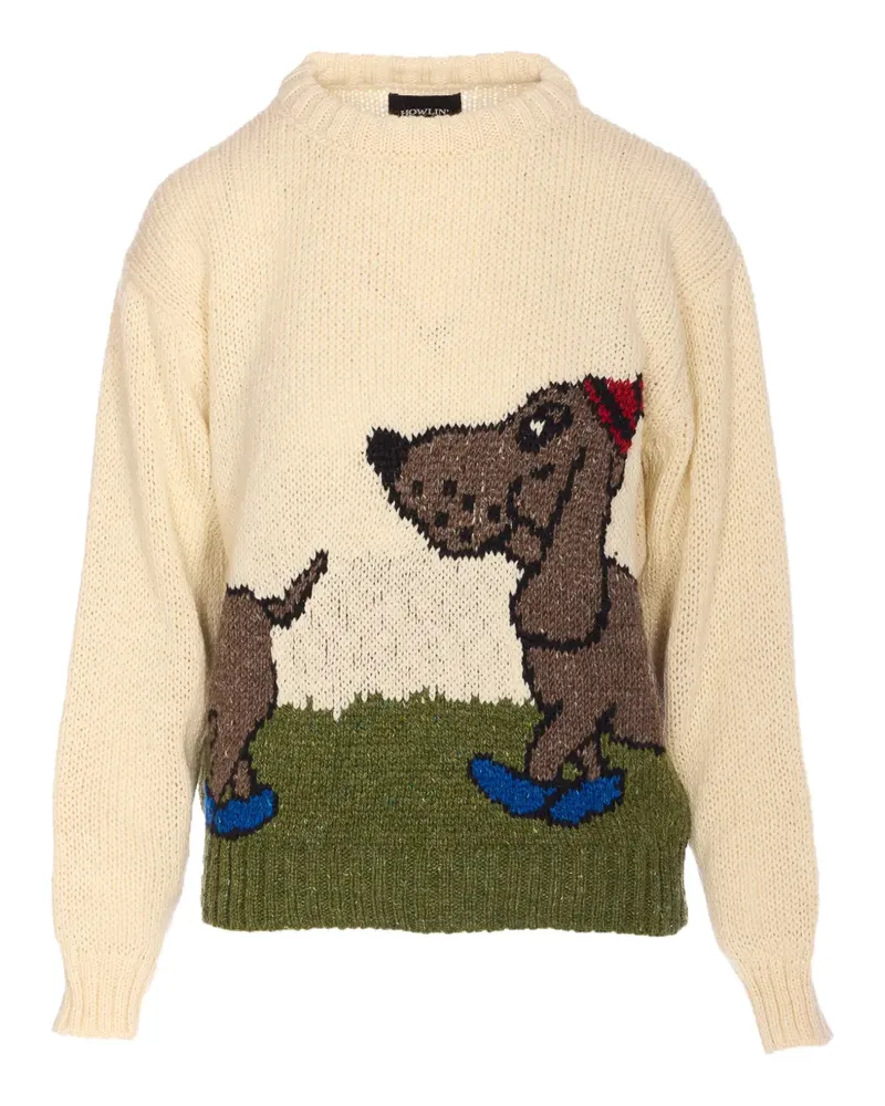 Howlin' Bumper Trouble crew-neck sweater - Nude Nude