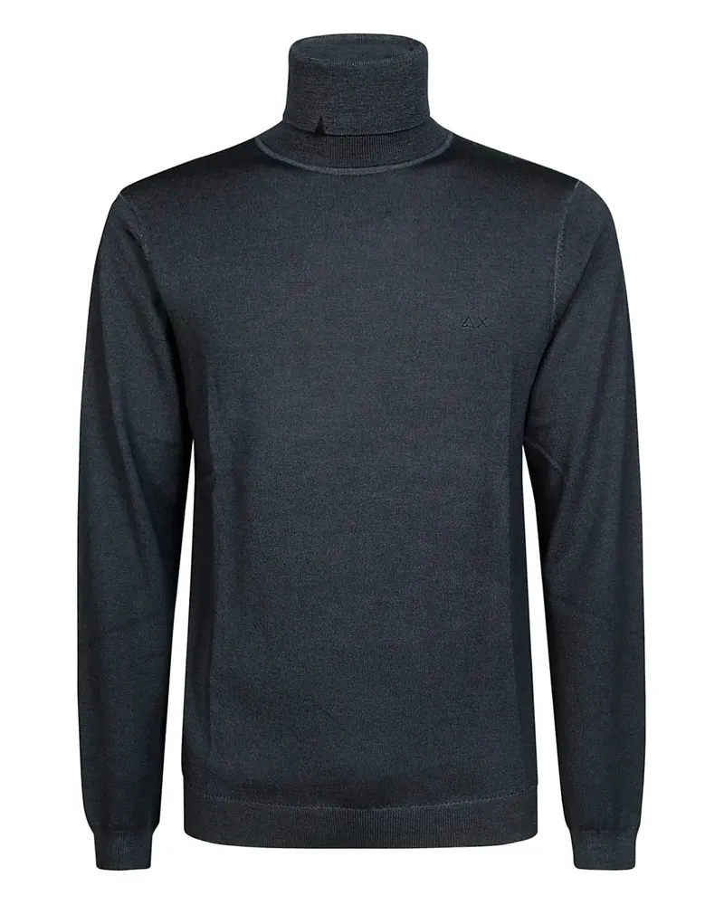 Sun68 Klassischer Rollkragenpullover - Blau Blau