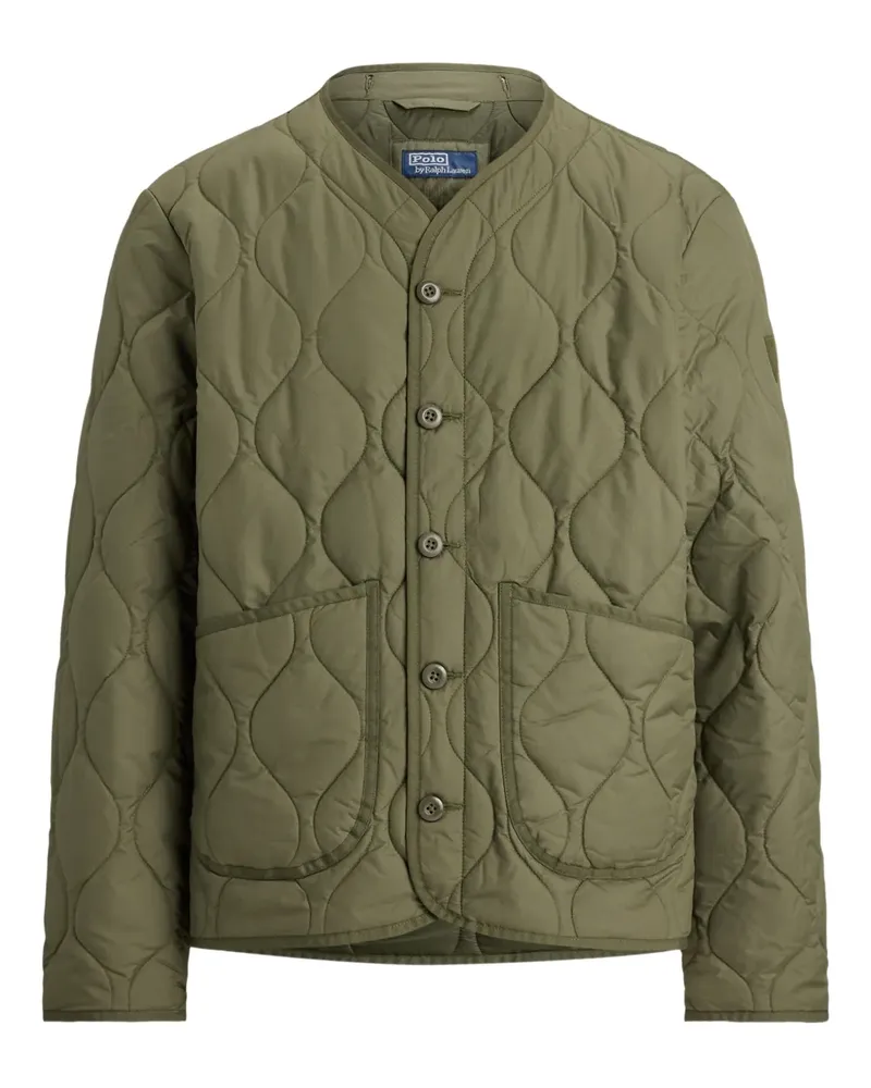 Ralph Lauren Gesteppte Jacquard-Jacke - Grün Grün