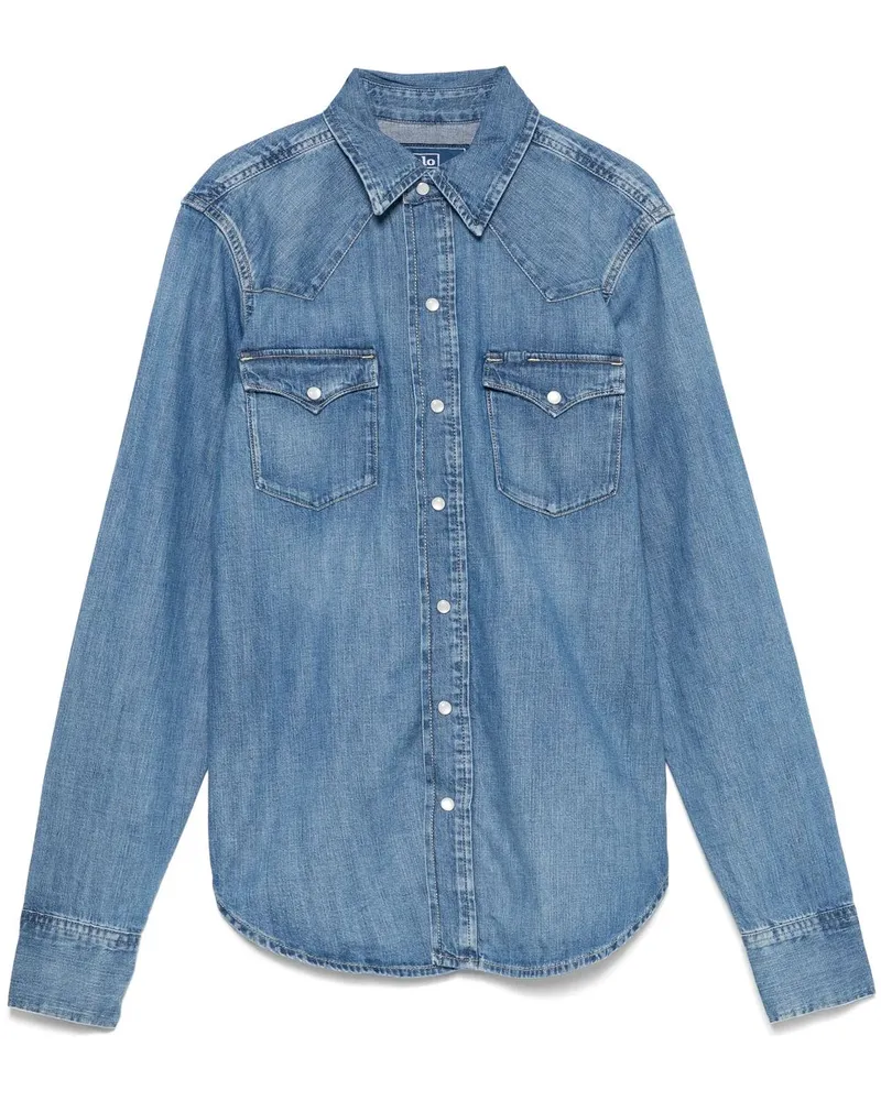 Ralph Lauren Langärmeliges Hemd - Blau Blau