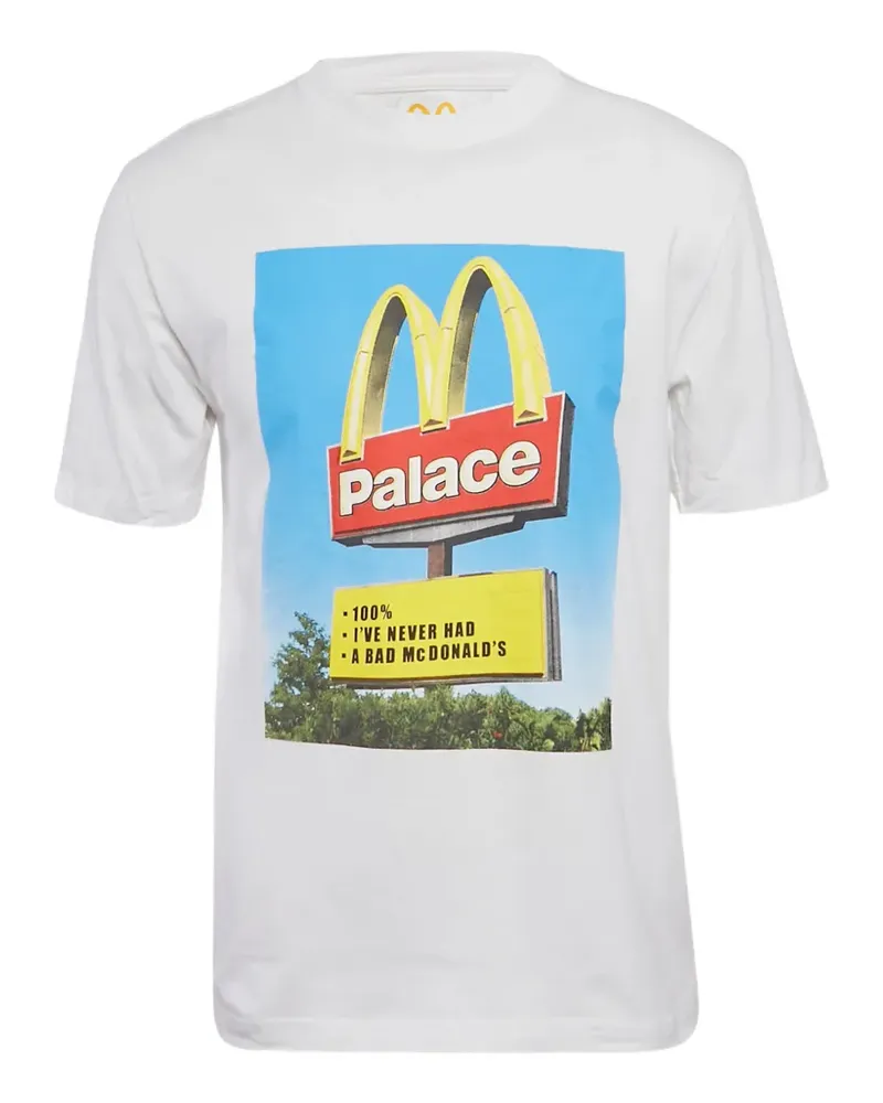 PALACE x McDonald's T-Shirt mit grafischem Print - Weiß Weiß