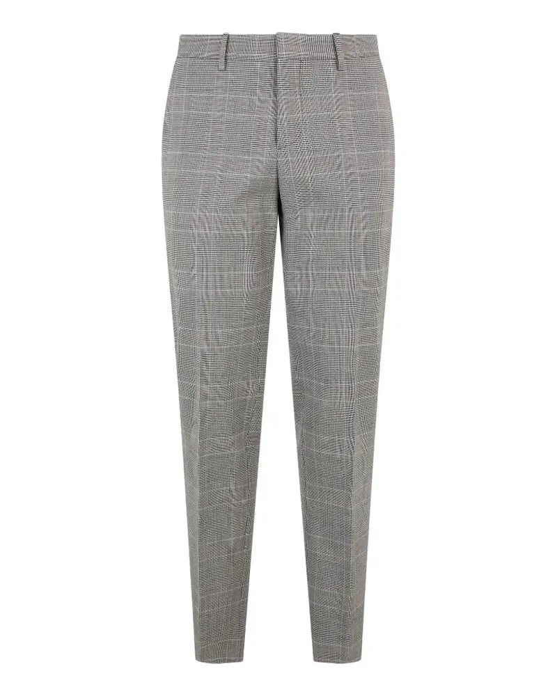 Moschino houndstooth-pattern trousers - Grau Grau