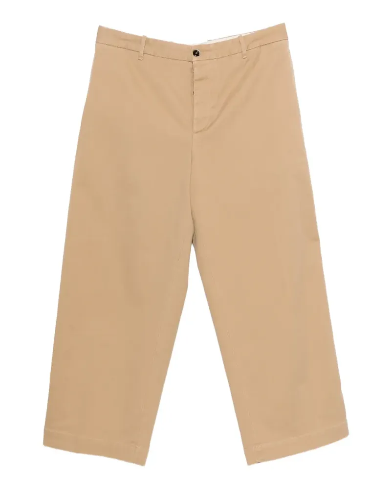 nine:inthe:morning Thiago button-fastening trousers - Nude Nude