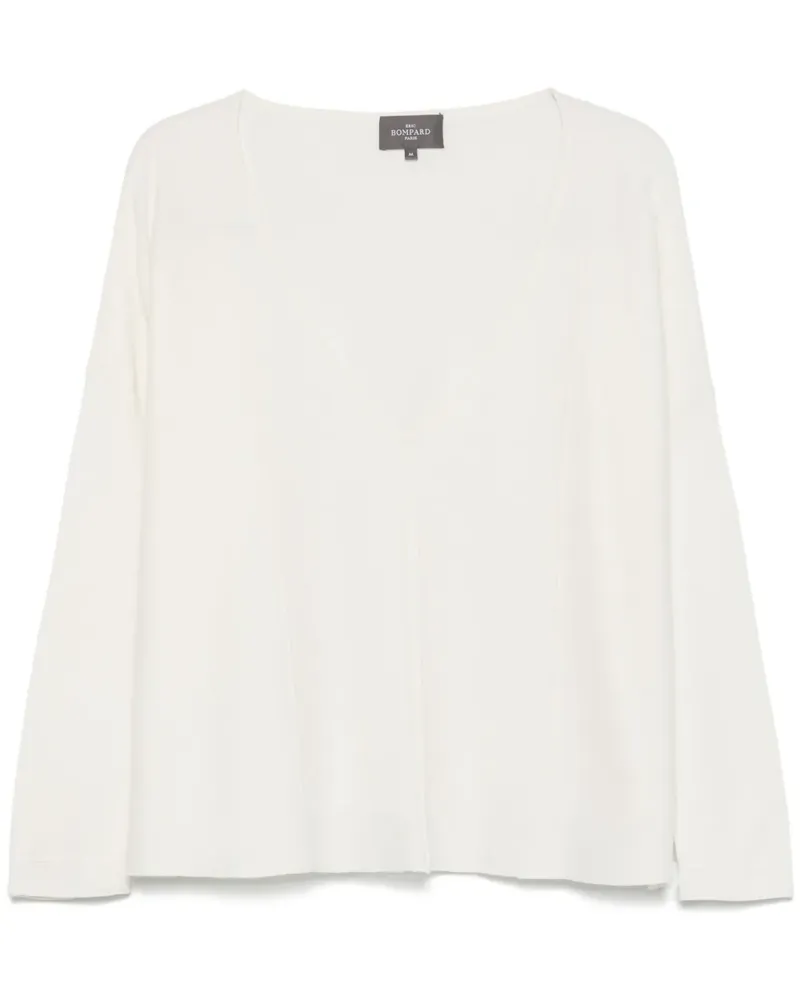 Eric Bompard Pullover mit V-Ausschnitt - Weiß Weiß