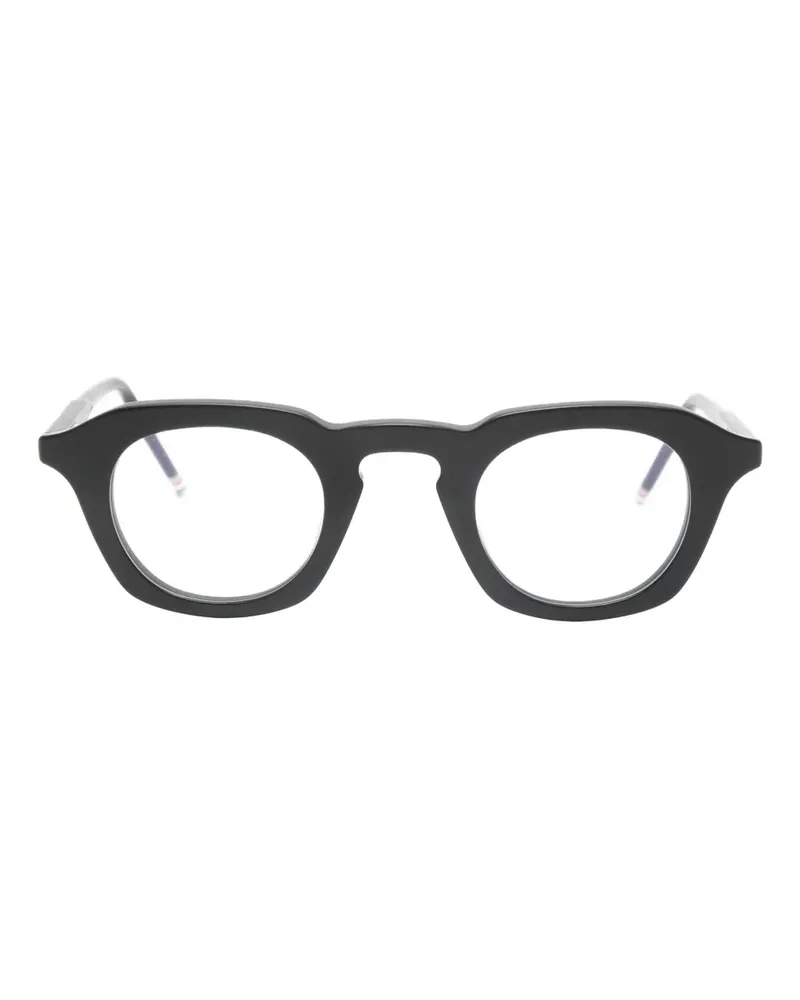 Thom Browne round-frame glasses - Schwarz Schwarz