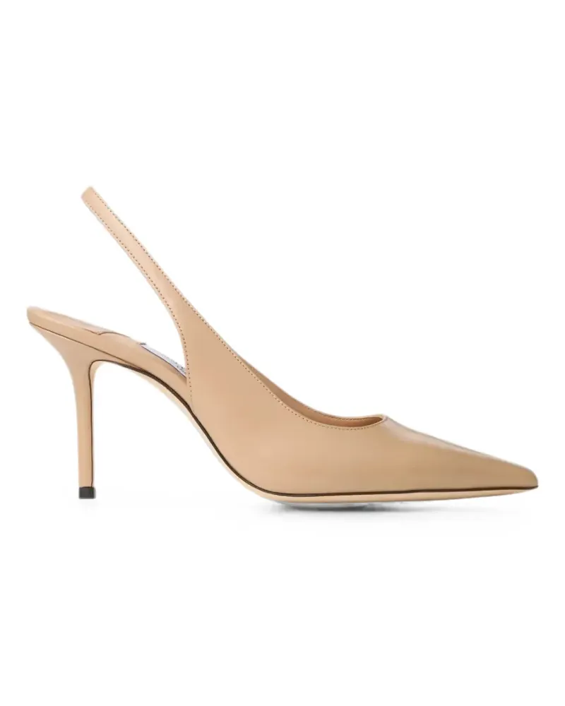 Jimmy Choo Love pointed-toe slingback pumps - Nude Nude