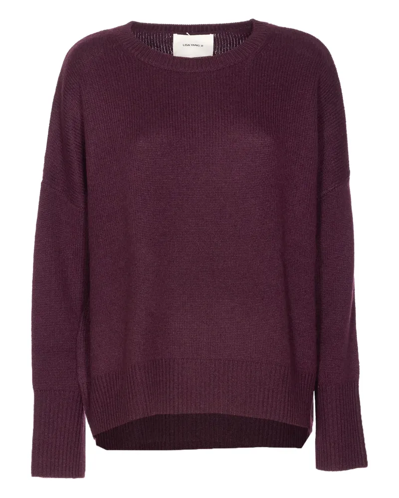 Lisa Yang Kaschmirpullover mit Rundhalsausschnitt - Violett Violett