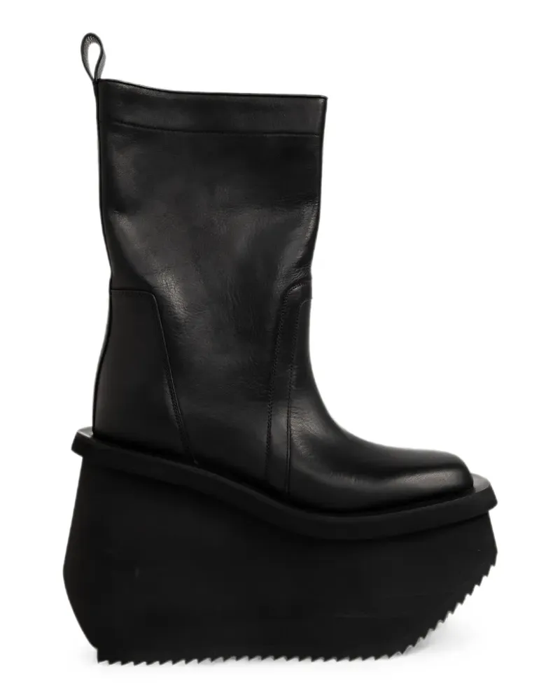 Rick Owens Factory Boots platform ankle boots - Schwarz Schwarz