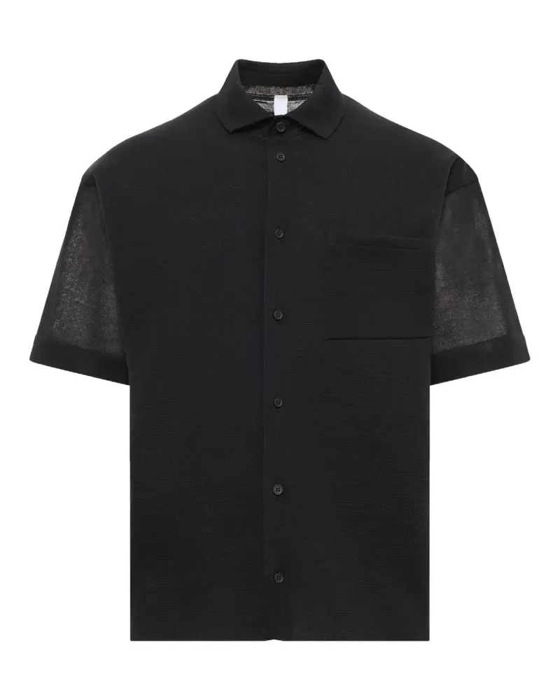 CFCL Milan short-sleeve shirt - Schwarz Schwarz