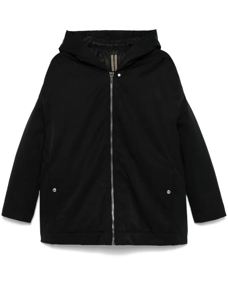 DRKSHDW by Rick Owens Peter Mantel mit Kapuze - Schwarz Schwarz